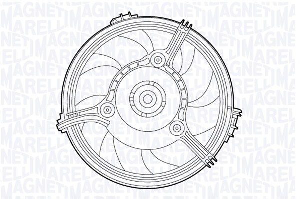 MAGNETI MARELLI Ventilators, Motora dzesēšanas sistēma 069422551010